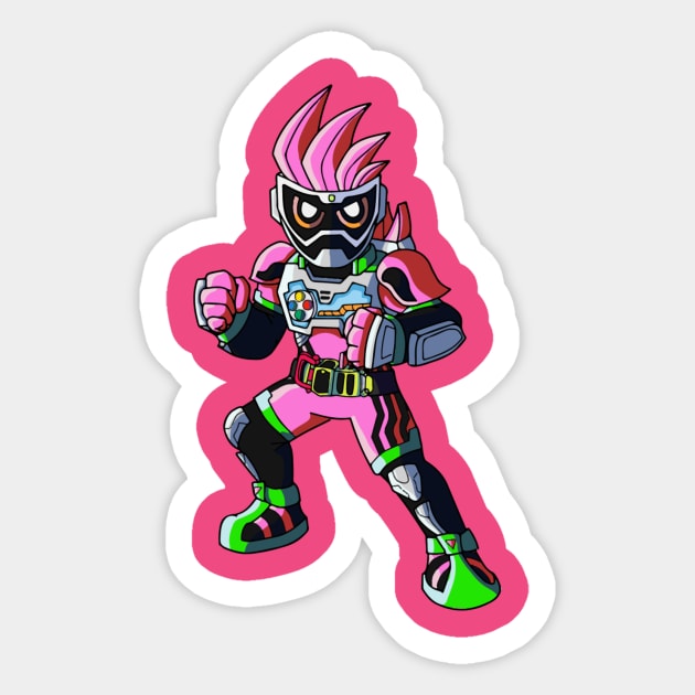 Kamen Rider Ex-Aid Chibi Sticker by Lautidood